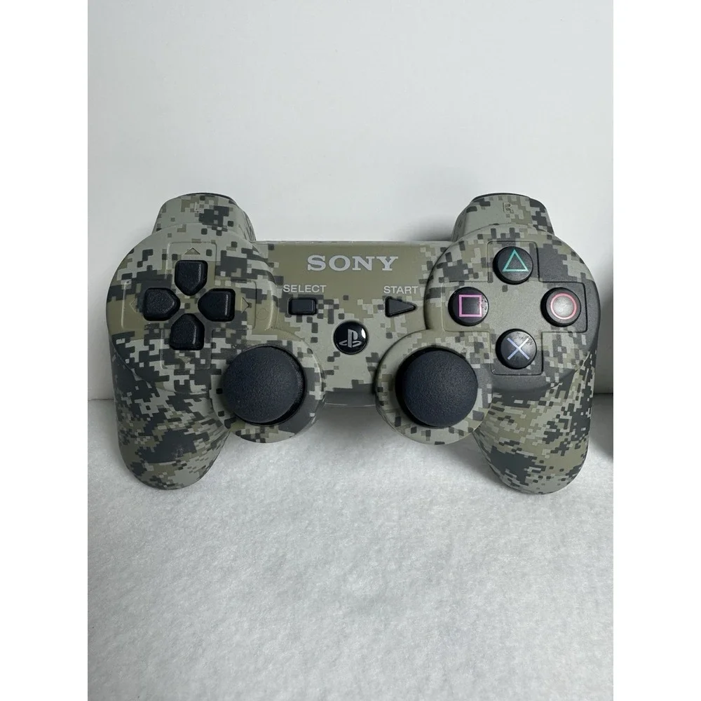 Two SONY PlayStation 3 Dualshock 3 Wireless Controller Urban Camouflage (Tested)
